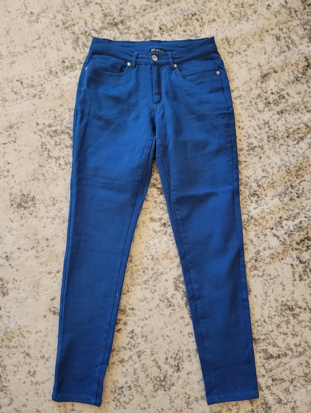 VENUS Royal Blue Skinny Jeans for Women